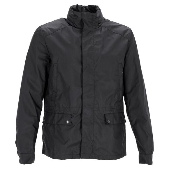 Prada Parka Jacket with Pockets in Black Polyamide